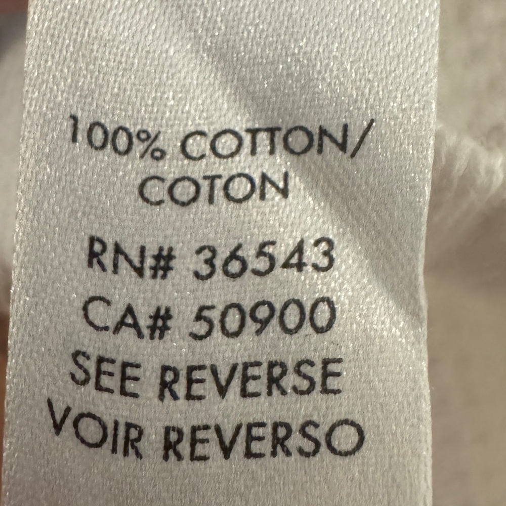 Calvin Klein Beige and White Hooded Waffle Sweater - Picture 3 of 5